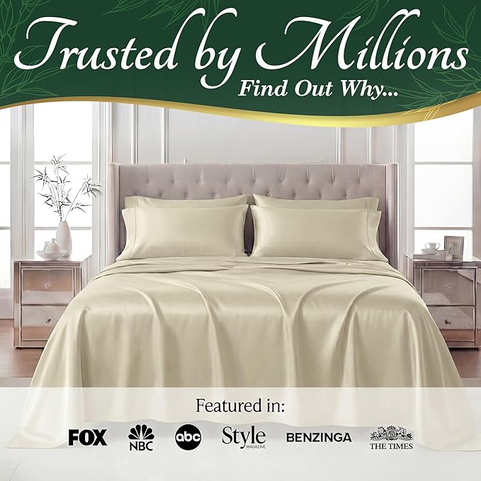 DECOLURE 100% Viscose Derived from Bamboo Sheets King Size - Image 5