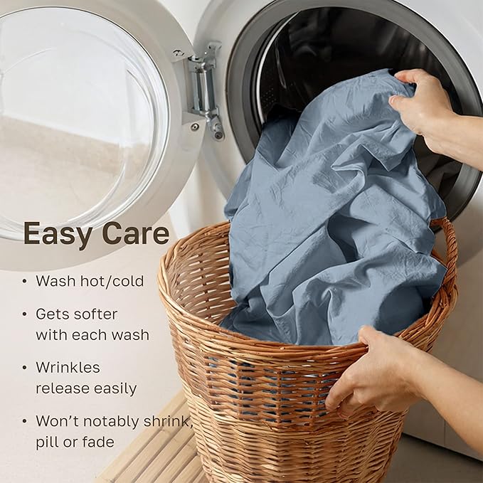 California Design Den Thick and Natural 100% Cotton Sheets - Image 7