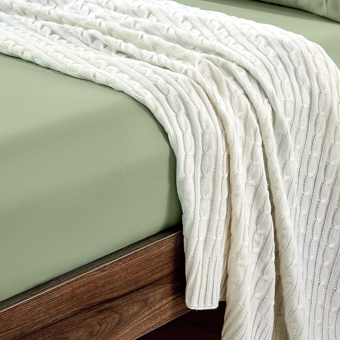 FreshCulture Full Fitted Sheets, Bulk Pack of 6, Deep Pocket, Soft Microfiber - Image 5
