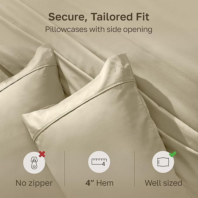 California Design Den Standard/Queen Size Pillowcase Set - Image 4