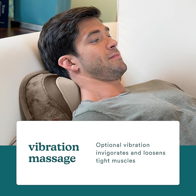 Homedics 3D Full Body Shiatsu & Vibration Massage and Heat Pillow - Image 5