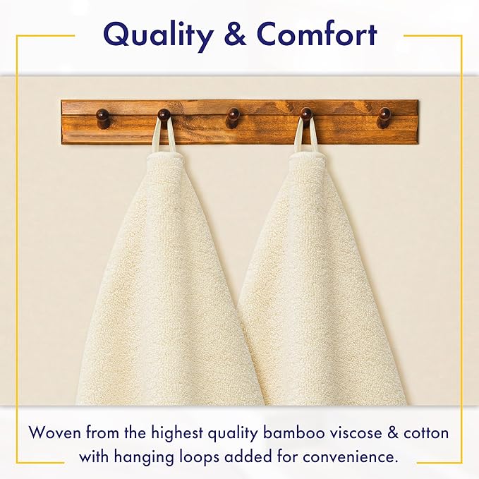 Alusa Home Ultra Soft & Plush Viscose from Bamboo Bath Towels - Image 4