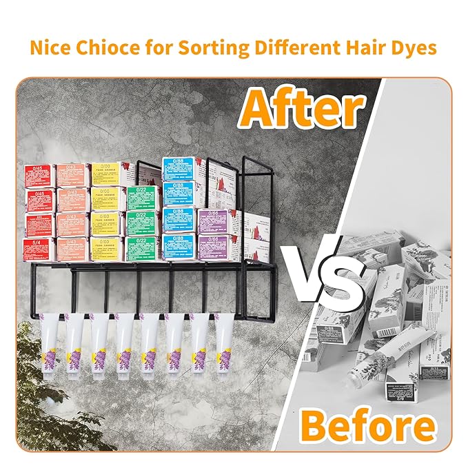 Meudid Hair Color Organizer for Salon Storage Rack - Image 4
