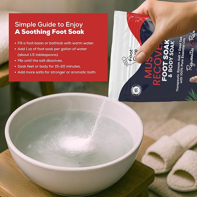 FOOT CURE Foot Soak with Epsom Salts – All-Natural Blend - Image 9
