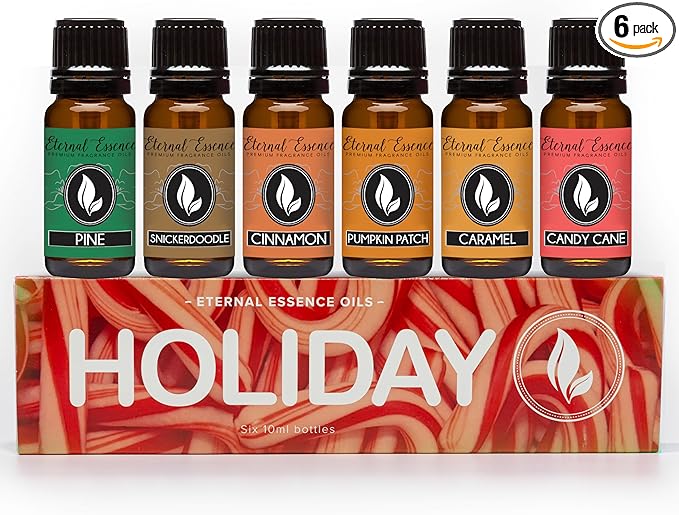 Eternal Essence Oils Holiday Set of 6 Premium Fragrance Oils by EternalEssenceOils