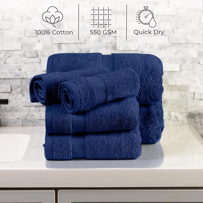 Lavish Home 6 Piece Towel Set - Image 2