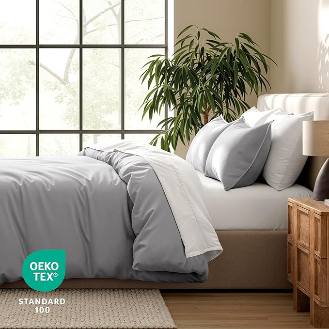 Bare Home Bedding Duvet Cover Oversized Queen Size - Image 5