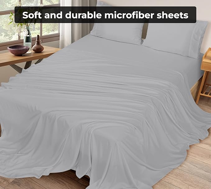 Royale Linens Queen Flat Sheet - Image 4