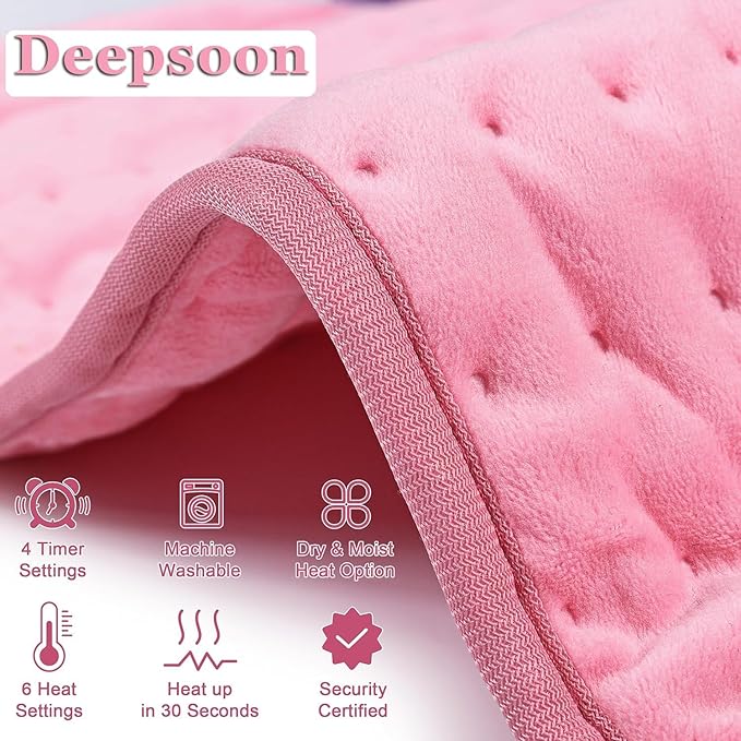 Deepsoon Heating Pad, Electric Heating Pads - Image 7