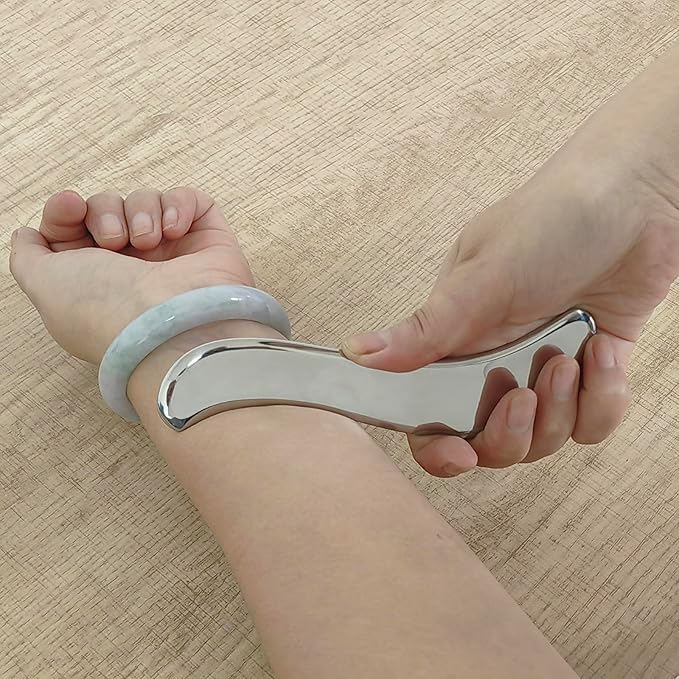BYYDDIY 6.3 inch Stainless Steel Gua Sha Tool & Muscle Scraper Tool & Gua Sha - Image 5