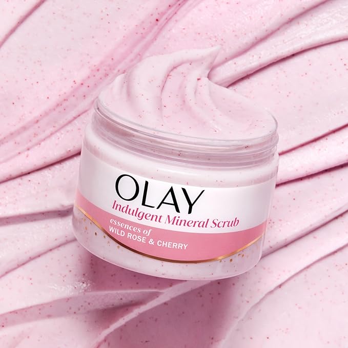 Olay Body Indulgent Mineral Scrub, Skin Exfoliating & Massaging Pearls - Image 6