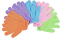 Exfoliating Gloves 10PCS Bath Gloves 5 Pairs, Natural Mitts Gloves by AOLANS