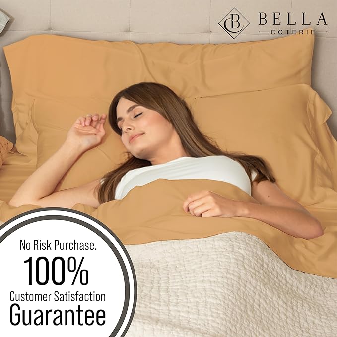 Bella Coterie | Luxury Bamboo Viscose Standard Size Pillowcase Set | 100% - Image 5