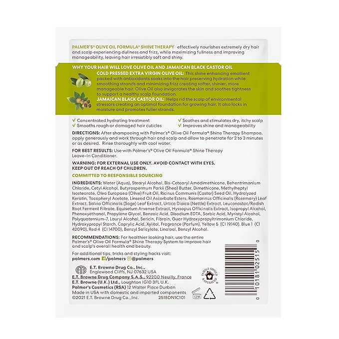 Palmer's Olive Oil Formula Deep Conditioner Packet, 2.1 Ounce - Image 2