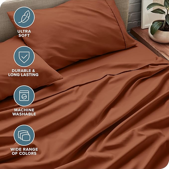 Bare Home California King Sheet Set - Image 4
