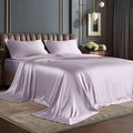 BEDELITE California King Sheets Set, Luxury Soft Lavender Satin Sheets by BEDELITE