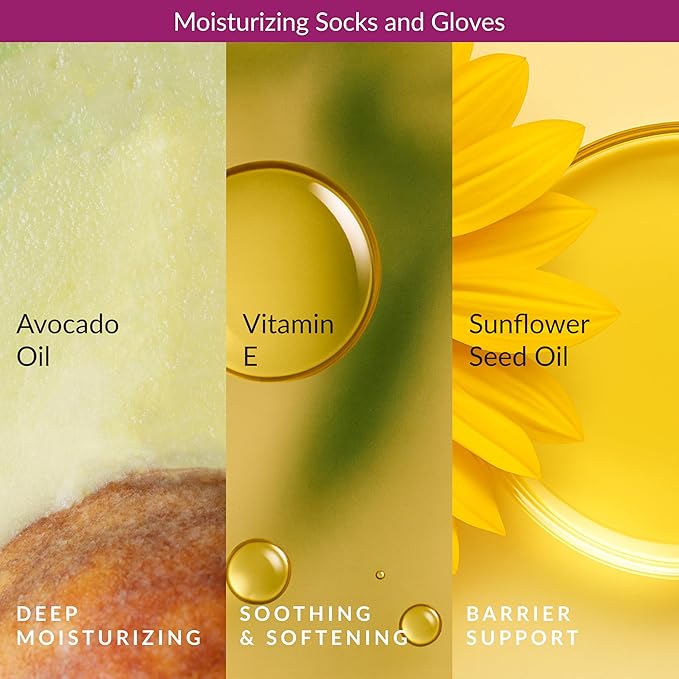 Epielle Moisturizing Foot Mask 6 Pairs, Soften - Image 5