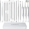 Pimple Popper Tool Kit, IUMAKEVP 15 PCS Professional Stainless Steel Blackhead by IUMAKEVP