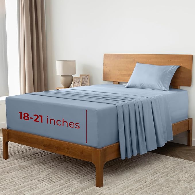 Mellanni Extra Deep Twin Sheets by Mellanni