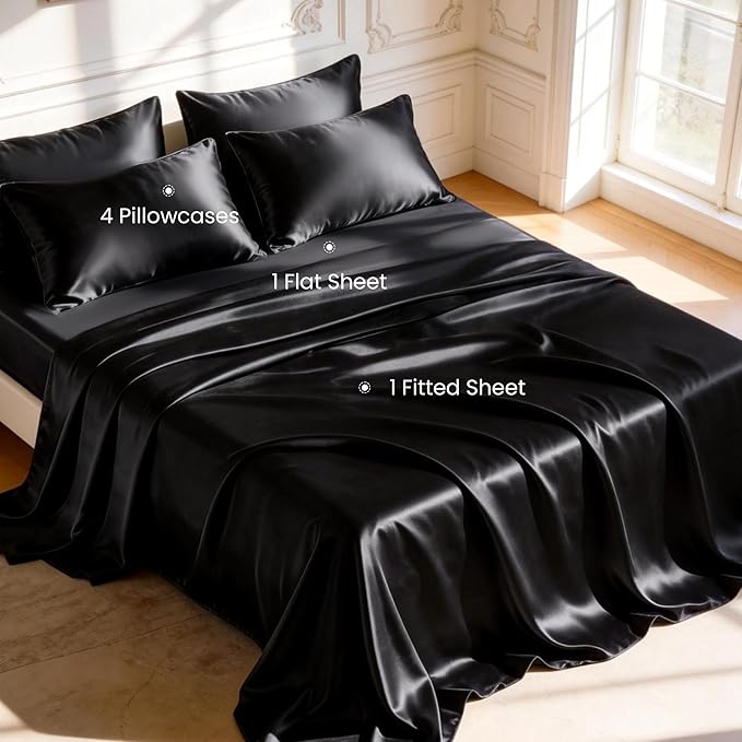 Love's cabin Satin Full Sheets Set - Image 2
