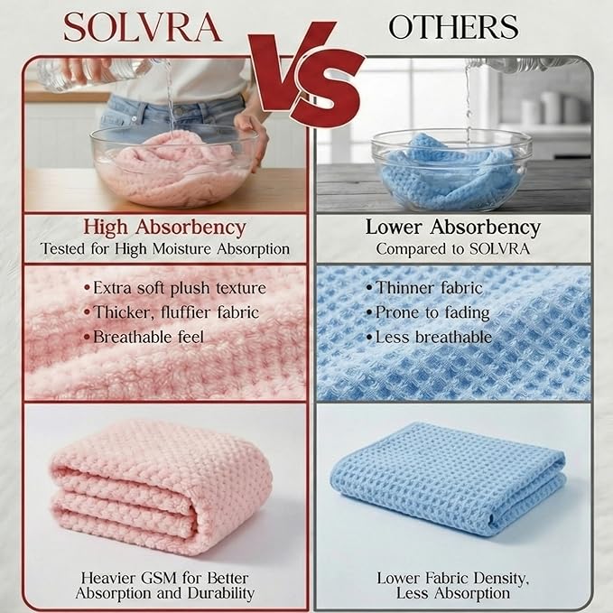 3 Pack Microfiber Hair Towel Wrap - Image 3