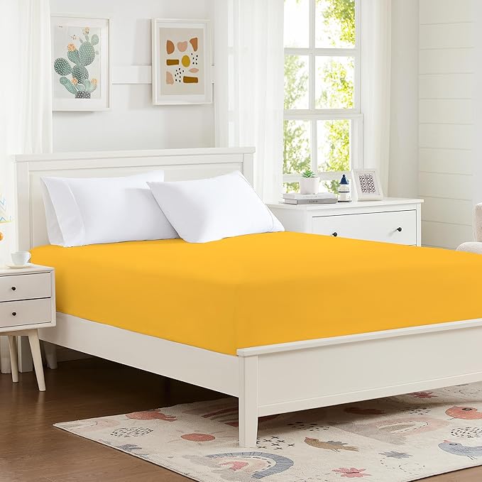 Hotella 100% Microfiber King Size Fitted Sheet Only, Fit by Hotella