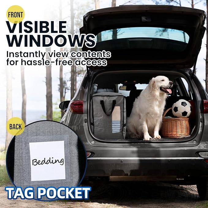 TAILI 4 Pack Gray Moving Bags w/Adjustable Backpack Straps, Moving Supplies, Moving Boxes Alternative, Heavy Duty Storage Totes for College Packing, Camping Backpack for Travel, Dorm, Laundry