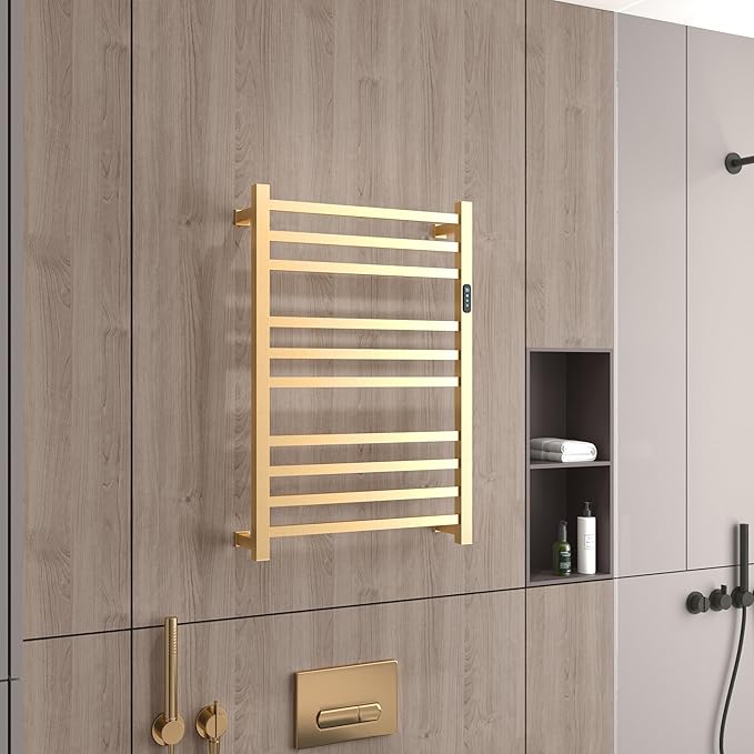 Luxury Heated Towel Rack for Bathroom, Wall Mounted Electric Towel Warmer Racks - Image 6