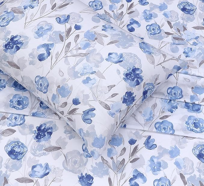 RUVANTI 100% Cotton Sheets – California King Percale Bedding, Cooling & - Image 3
