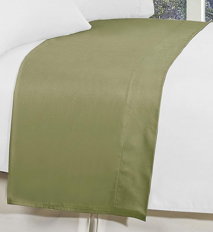 Elegant Comfort Premium Hotel Quality 1-Piece Flat Sheet, Luxury and Softest - Image 4