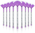 9 Pieces Facial Fan Mask Brushes, Soft Facial Applicator Brushes Tools by Maitys