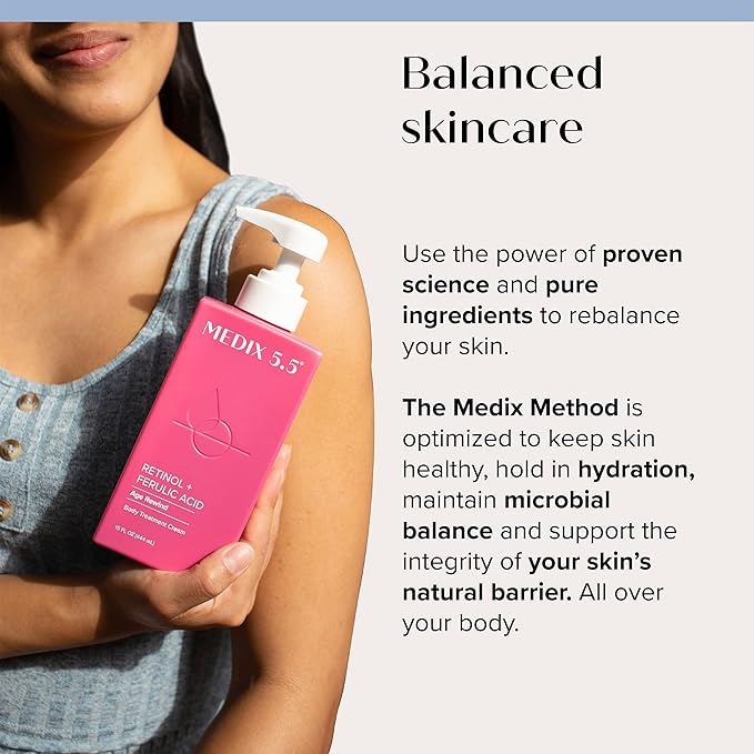 Medix 5.5 Retinol Cream + Collagen Cream Skincare Set Moisturizer Body & Face - Image 9