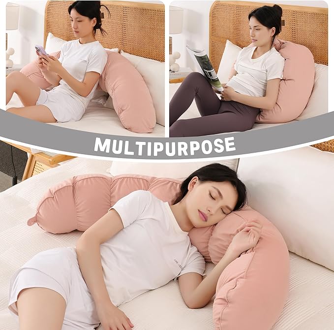 Peallow – Long Round Body Pillow - Image 6
