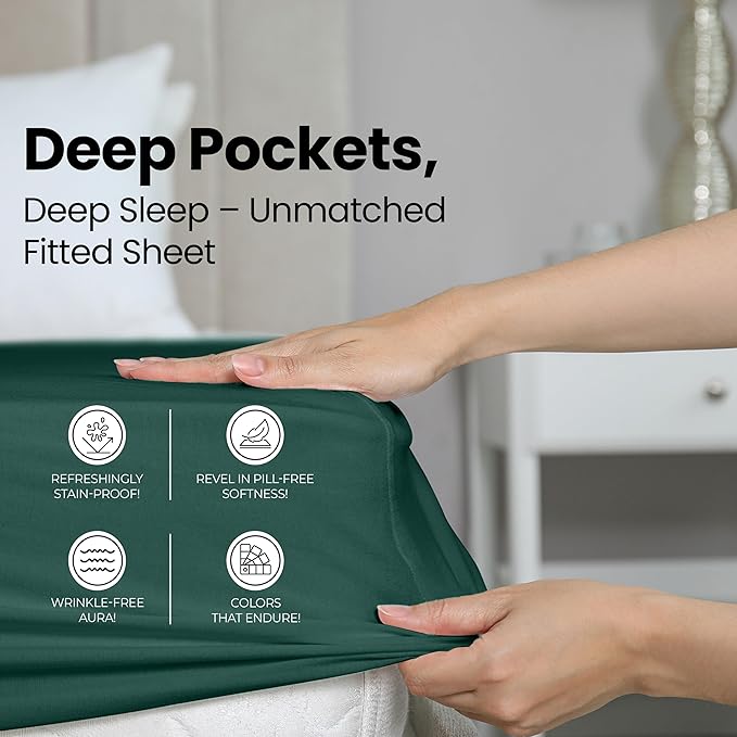 Utopia Bedding King Fitted Sheet - Image 4