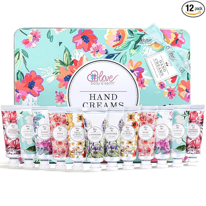 BODY & EARTH 12 Pack Hand Cream Gifts Set, Mothers Day Gifts Bulk by BODYEARTH