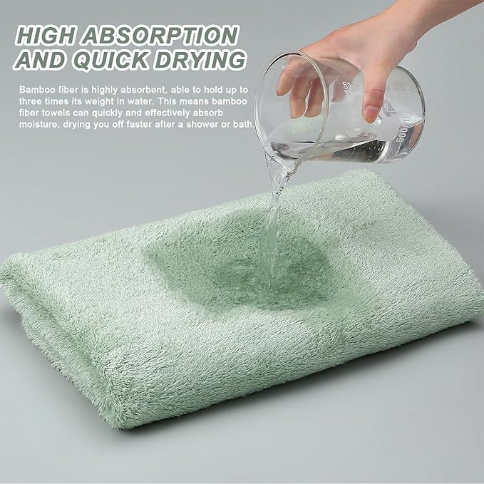 Aibaser Bath Towels, 27x54inch - Image 4