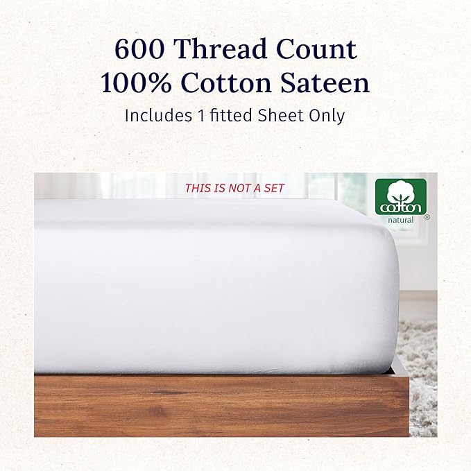 California Design Den Full Size Fitted Sheet Only - Image 5