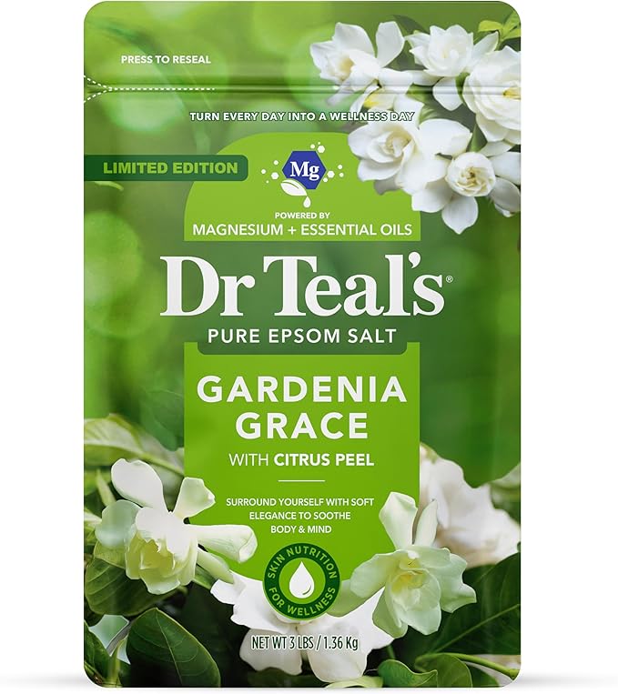 Dr Teal's Epsom Salt Magnesium Soak, Gardenia Grace, 3 lbs by Unknown