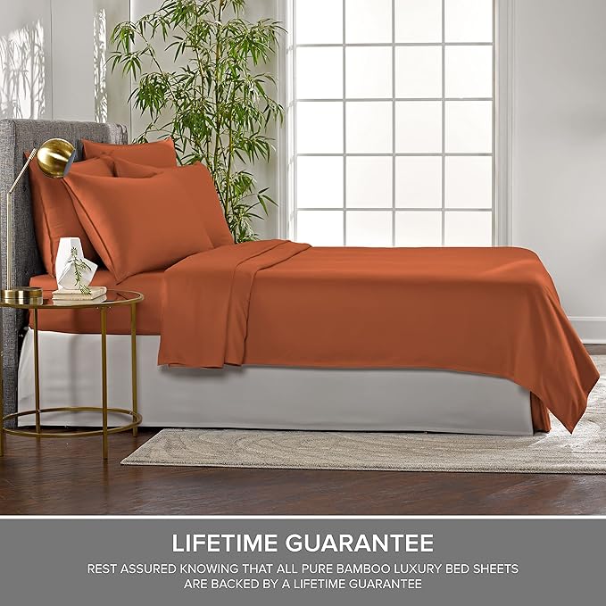 Pure Bamboo Split King Sheets, Genuine 100% Organic Viscose Derived from Bamboo - Image 4