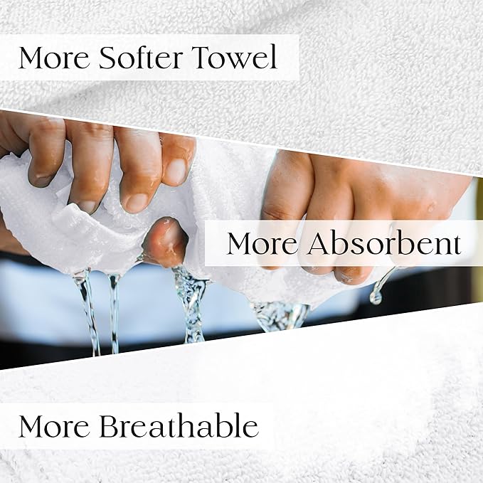 100% Cotton Hair Towel Wrap for Women/Kids | Quick Dry, Soft & Absorbent - Image 3