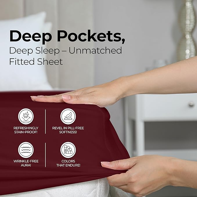 Utopia Bedding Full Fitted Sheet - Image 4