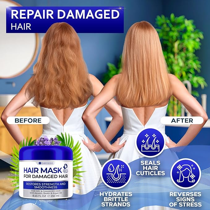 BELLISSO Hair Mask for Damaged Hair - Image 2