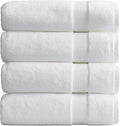 Springtree Home Luxury Bamboo Rayon Bath Towel Set of 4 | 35% Bamboo Rayon by SpringtreeHome