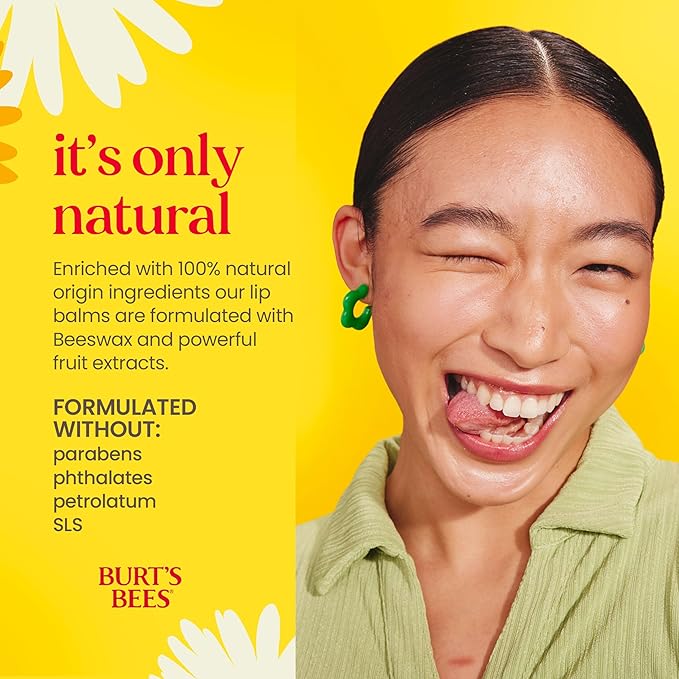Burt's Bees 100% Natural Moisturizing Lip Balm - Image 4