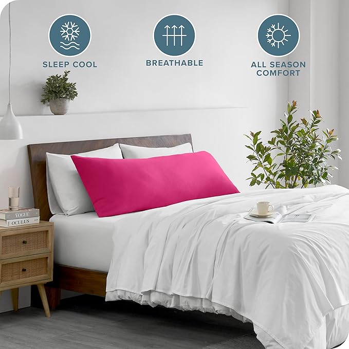Bare Home Microfiber Body Pillow Cover - Image 2