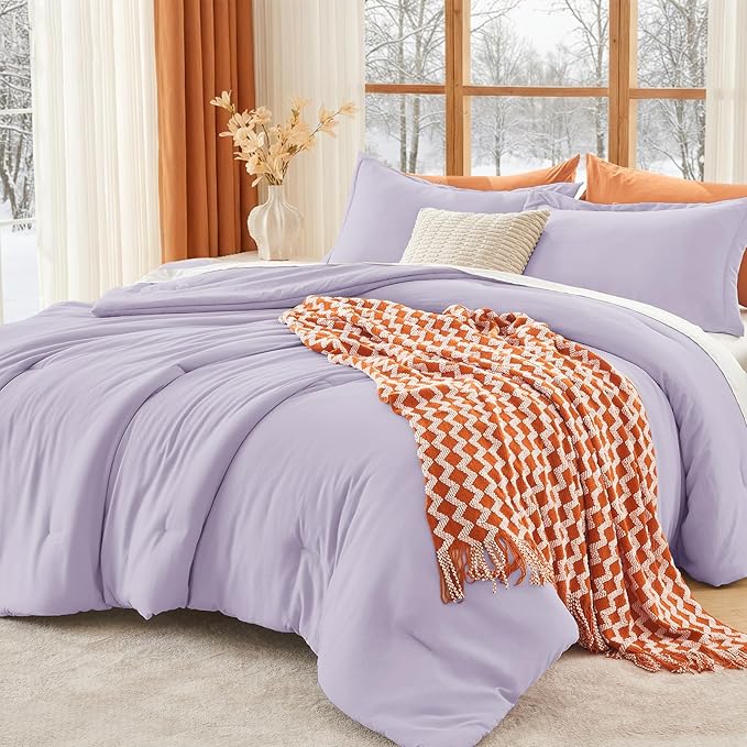 MUXHOMO Full Comforter Sets, All Season Ultra Soft Down Alternative Bedding by MUXHOMO