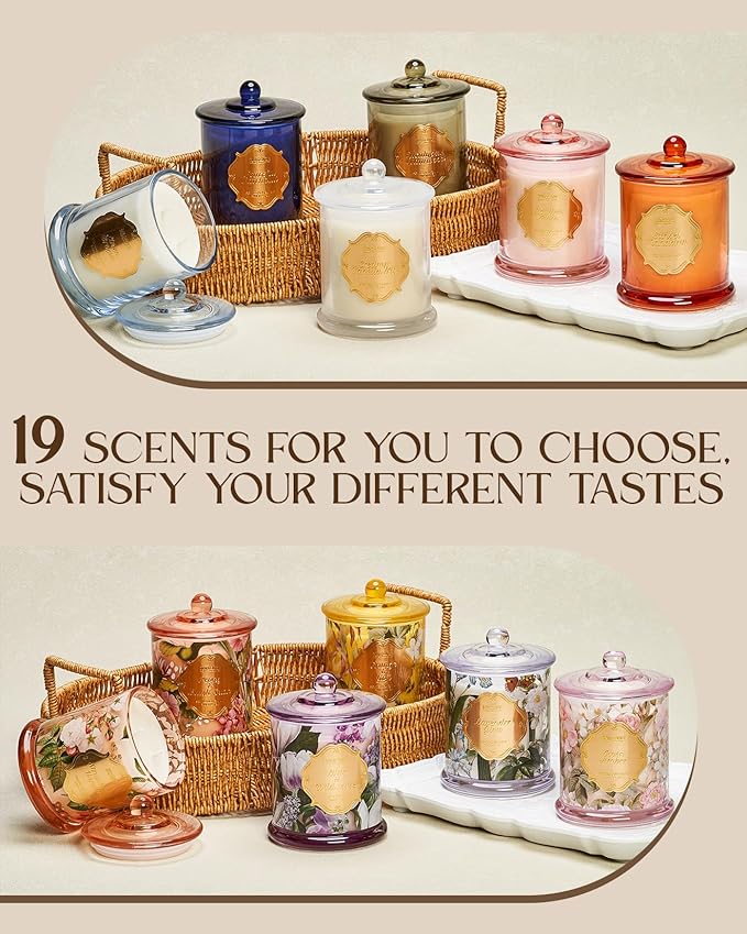 M&SENSE Citrus Candles for Home Scented, Natural Organic Soy Candle 12.7oz 75 - Image 8