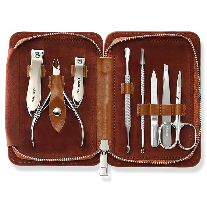 FAMILIFE Manicure Set, Nail Clippers Pedicure Tool, Nail Kit - Image 9