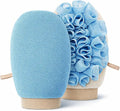 2-in-1 Exfoliating Glove for Self Tan Removal & Daily Shower, Dual-Sided Korean by Gdrctica