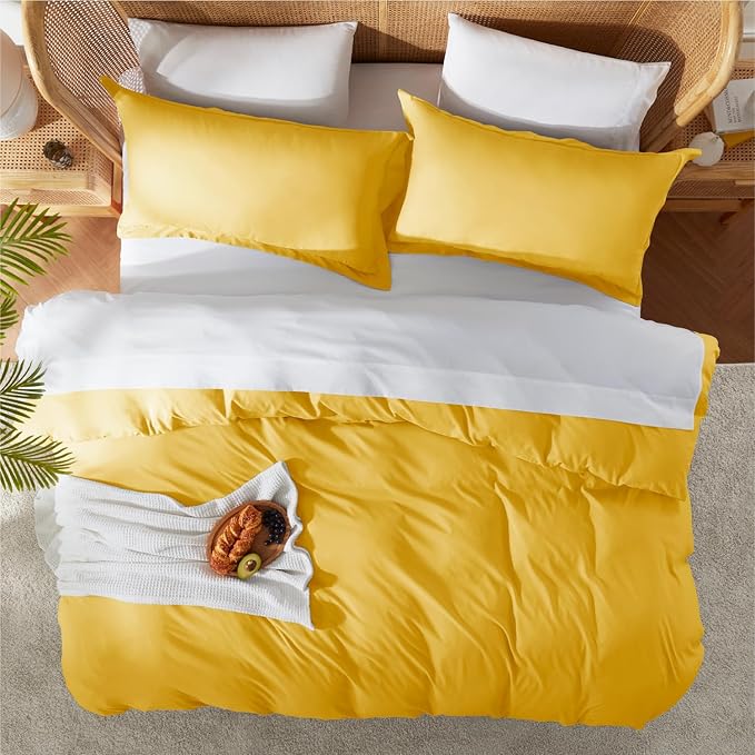 Nestl Yellow Duvet Cover Queen Size - Image 5